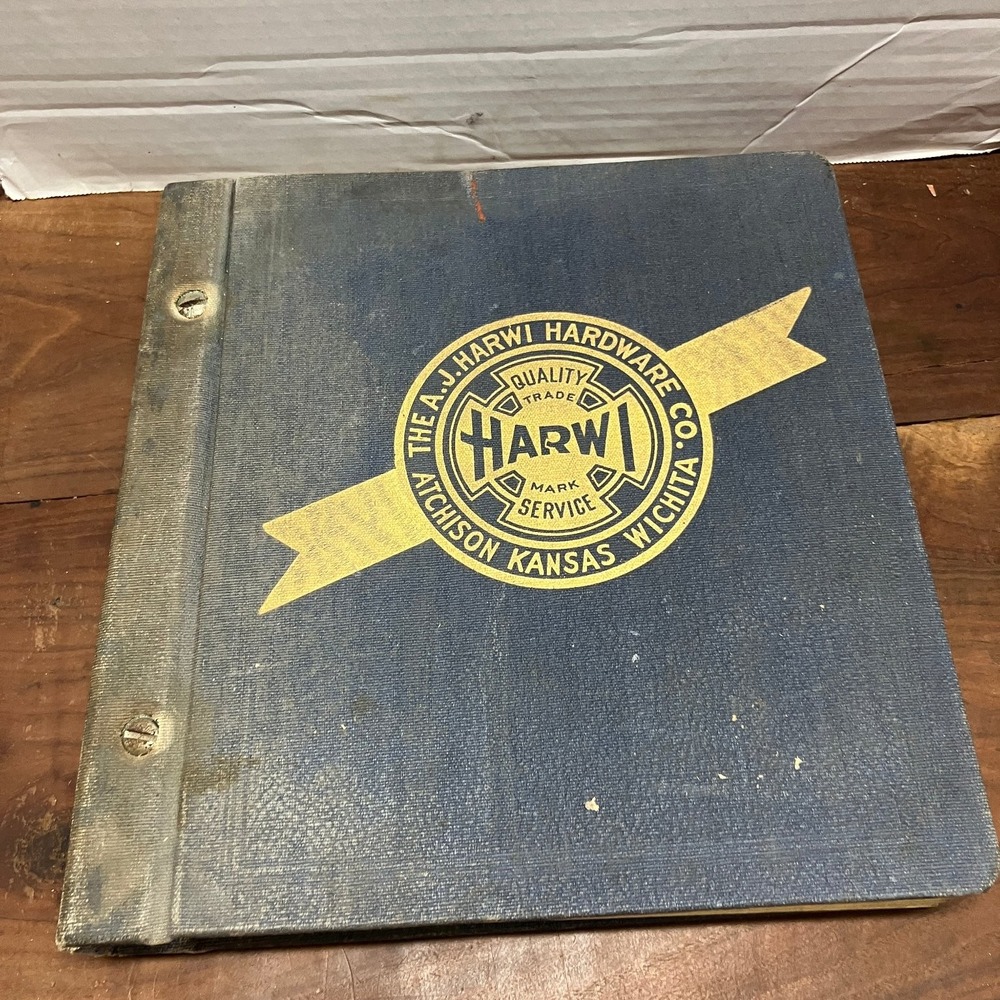 A. J. Harwi Hardware Co Wholesale Catalog Atchison Wichita Kansas Vintage Book